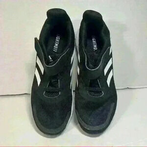 ADDIAS NWOB Light Motion (End Plastic Waste) Black and White Sneaker Sz 3 Youth